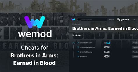 brothers in arms earned in blood trainer